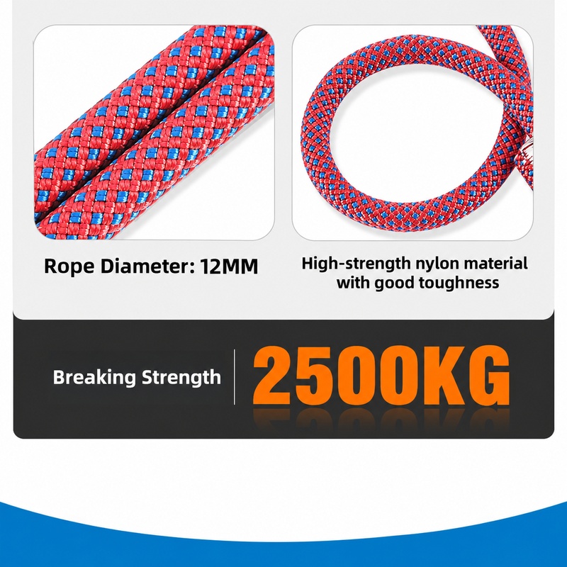 12mm Nylon Fixed‑Length Climbi - Adventure Outdoor Equipment ulasan dan harga