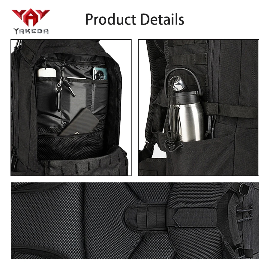 YAKEDA 70L Outdoor Large Capac - Adventure Outdoor Equipment ulasan dan harga