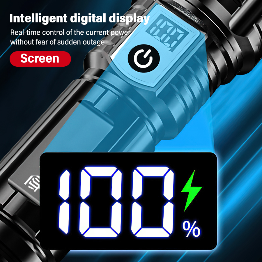 High Power 200000LM LED Flashl - Outdoor Adventure Camp ulasan dan harga