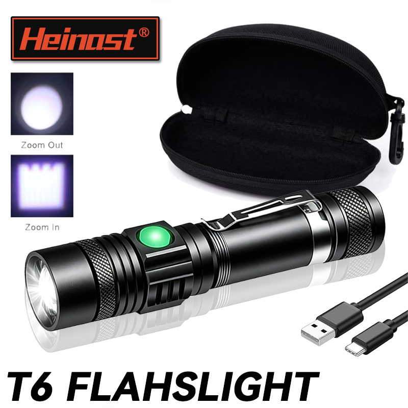 T6 LED Rechargeable Flashlight - Outdoor Adventure Camp ulasan dan harga