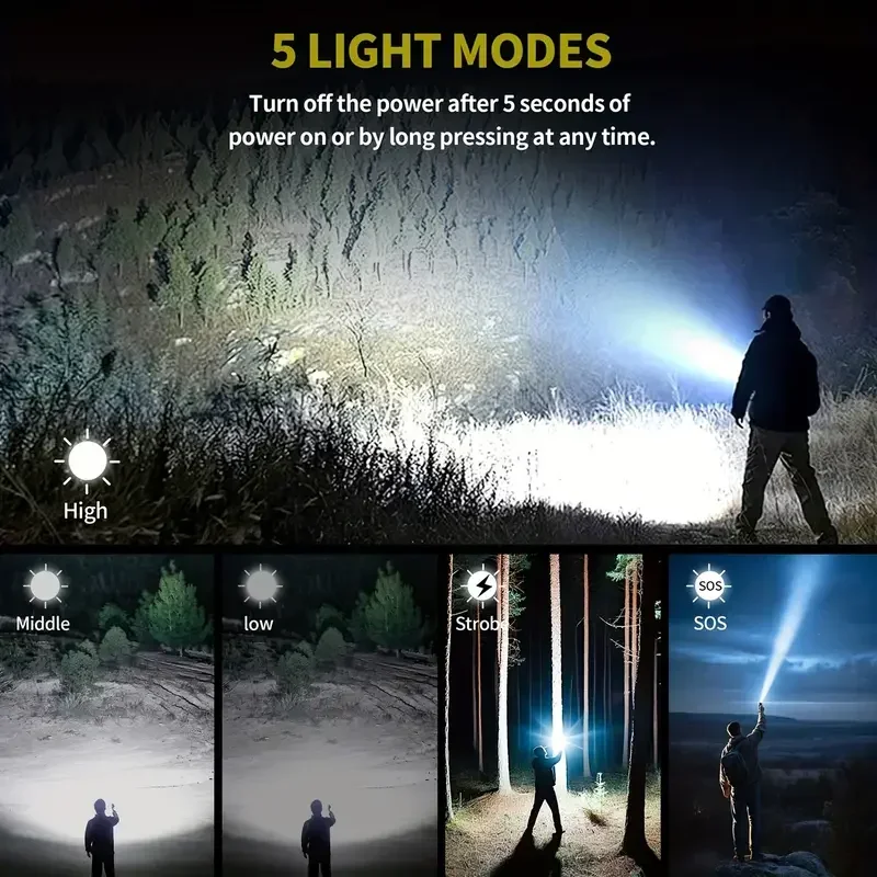 Ultra Powerful Flashlight Conc - Outdoor Adventure Camp ulasan dan harga