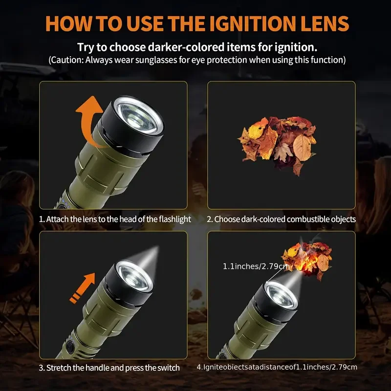 Ultra Powerful Flashlight Conc - Outdoor Adventure Camp ulasan dan harga