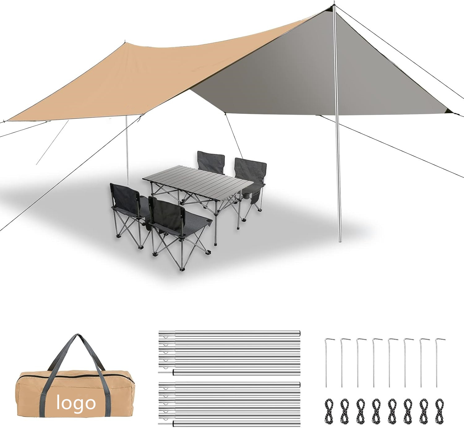 2026 Hammock Rain Fly, 12x10FT - Hammock Rain Tarp ulasan dan harga