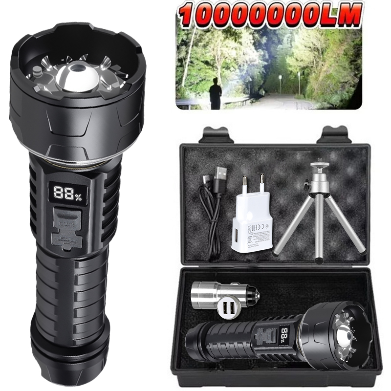 COB LED Flashlight Rechargeabl - Outdoor Adventure Camp ulasan dan harga