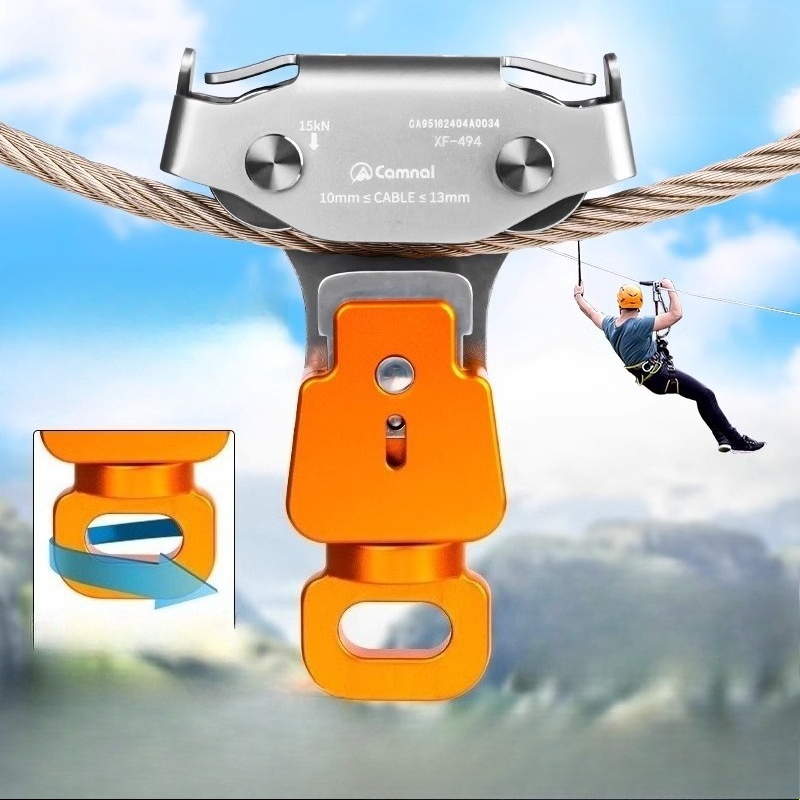 Outdoor Steel Cable Zipline Pu - Adventure Outdoor Equipment ulasan dan harga