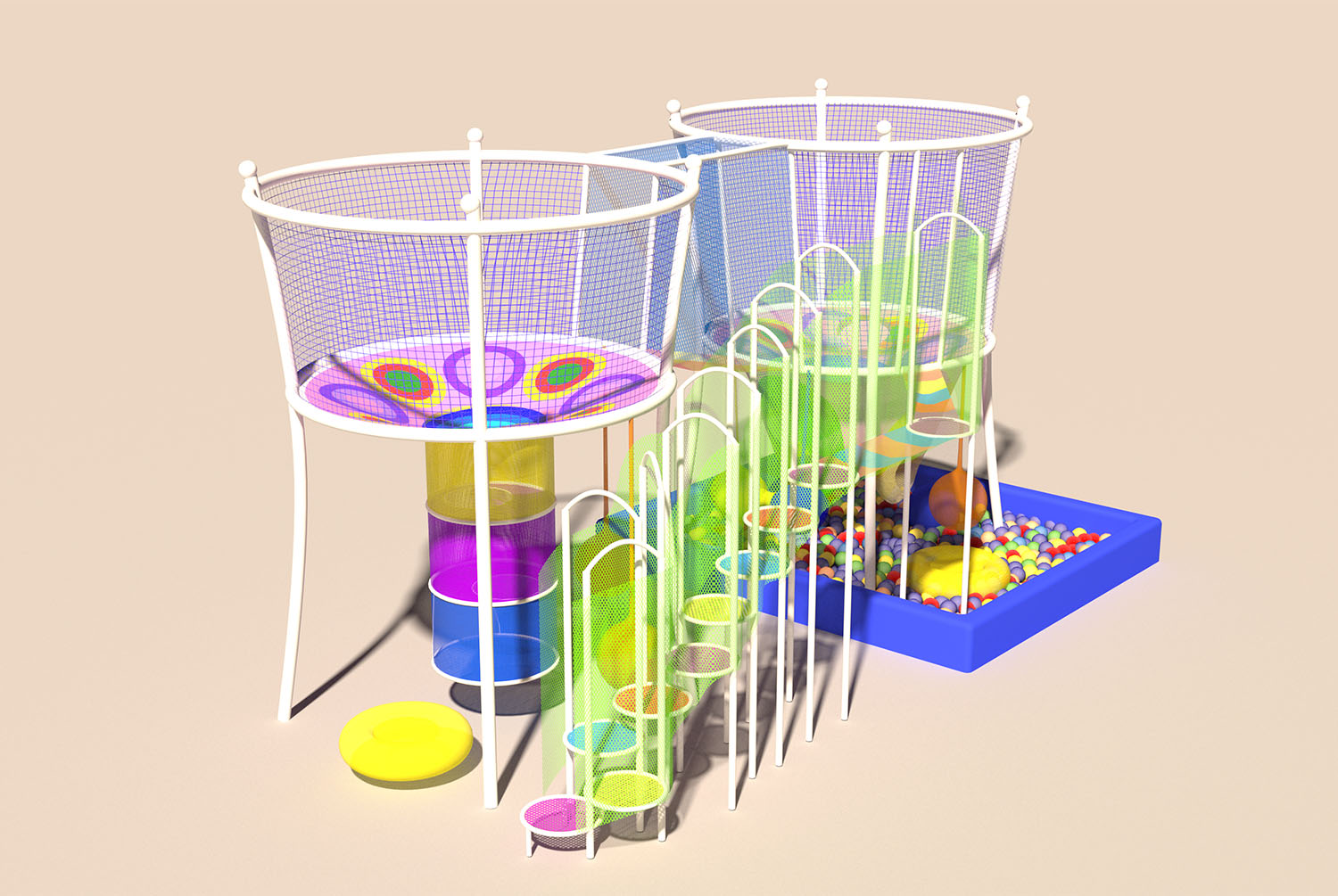 Rainbow Net Playground for Adv - Outdoor Adventure Course ulasan dan harga
