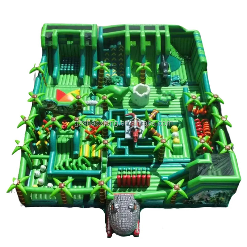 Adventure Inflatable Park Larg - Outdoor Adventure Course ulasan dan harga