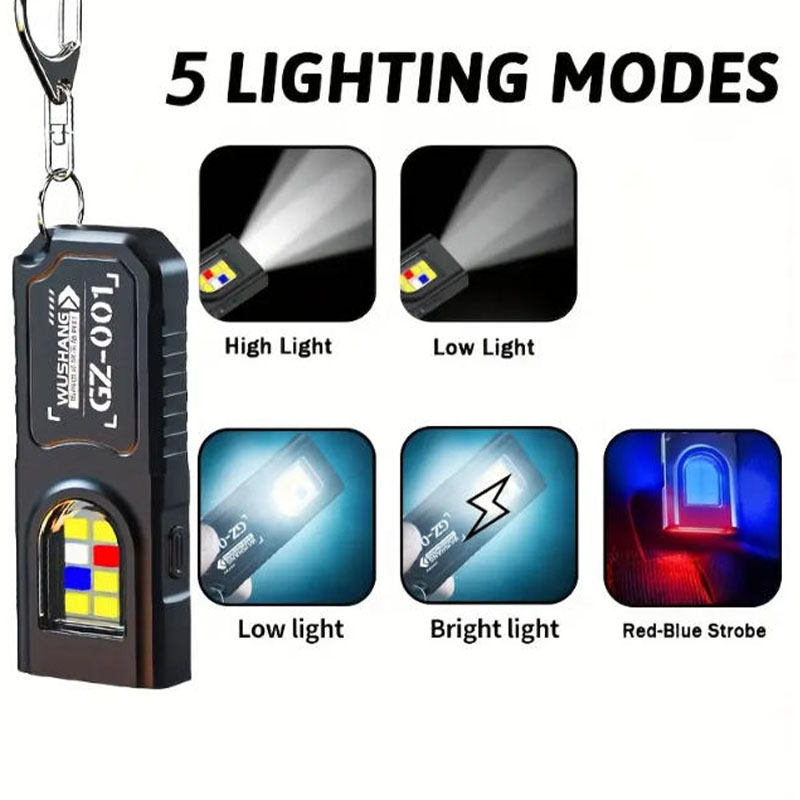 Multifunctional Keychain Flash - Outdoor Adventure Camp ulasan dan harga