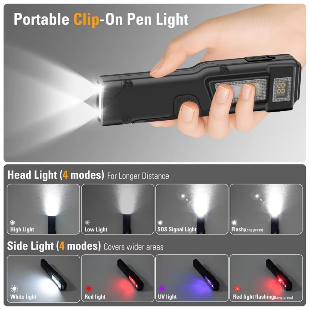 Ultra-Thin EDC Rechargeable LE - Outdoor Adventure Camp ulasan dan harga
