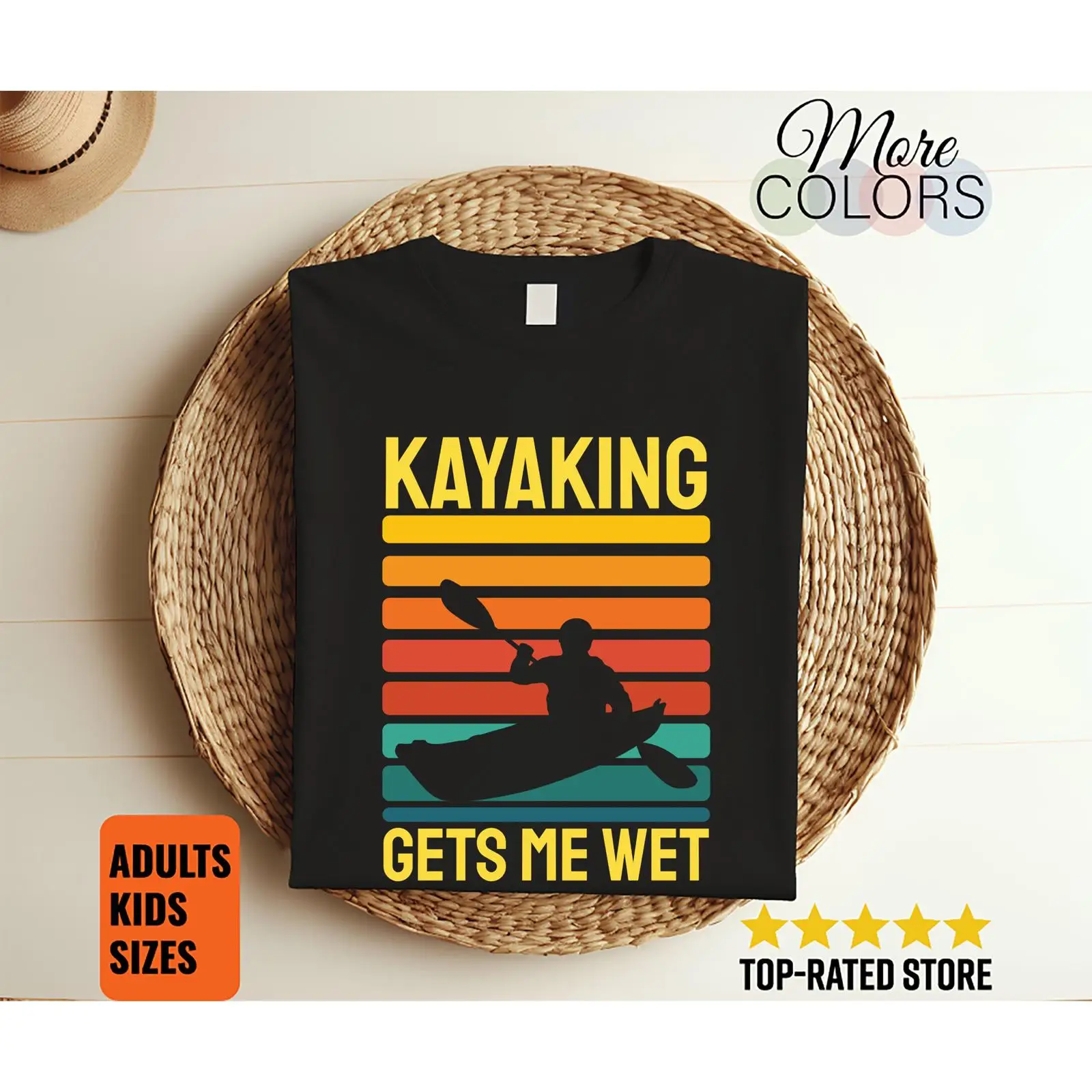 Vintage Kayaking Gets Me Wet F - Outdoor Adventure Kayak ulasan dan harga