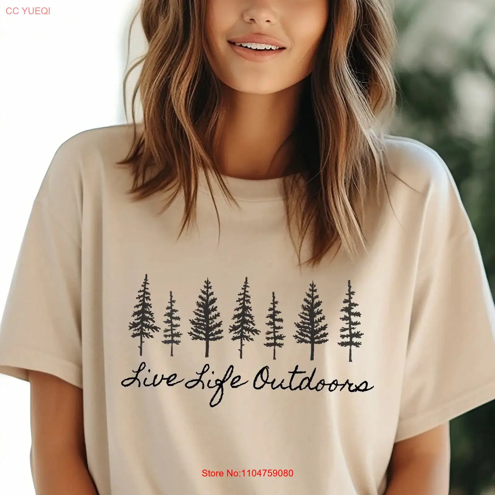 Camping T Shirt Live Life Outd - Outdoor Adventure North West ulasan dan harga